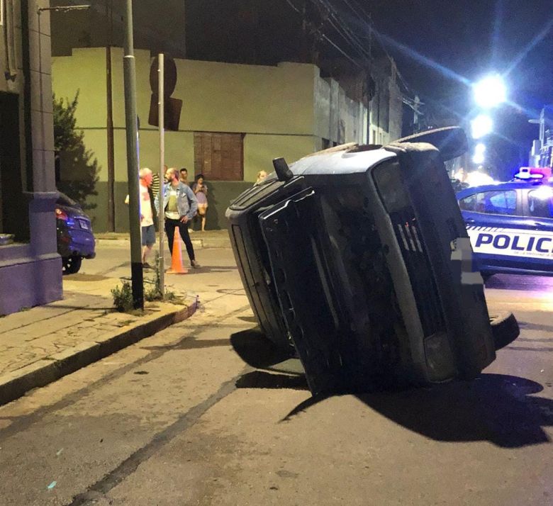 Un siniestro vial se produjo en el macrocentro de la ciudad