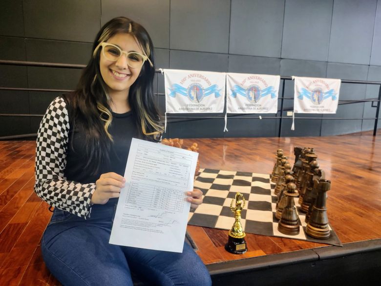 La nueva reina del ajedrez argentino es una joven apasionada por este deporte