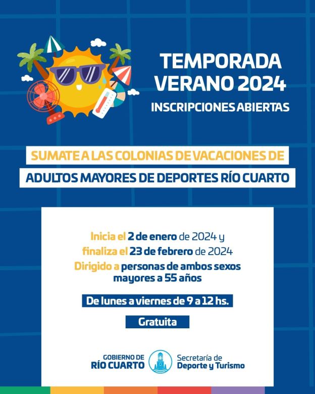 Inscripciones abiertas para las Colonias de verano gratuitas