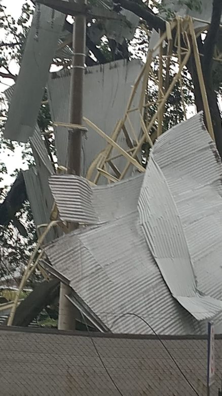 Grave temporal de viento y tierra arrasó en Villa Mercedes