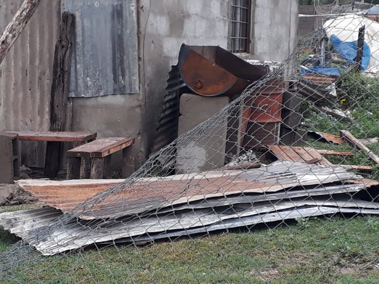 Oncativo, uno de los sectores más afectados por la tormenta del fin de semana