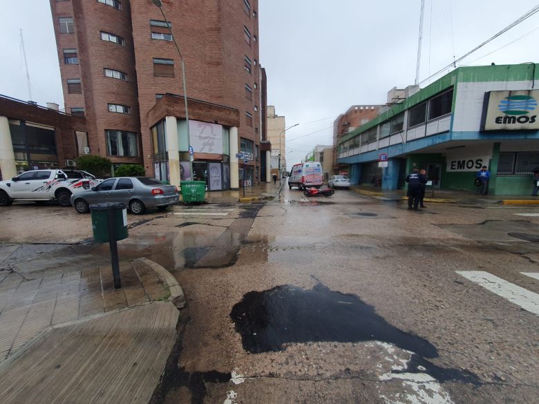 Un motociclista lesionado en un choque frente a EMOS