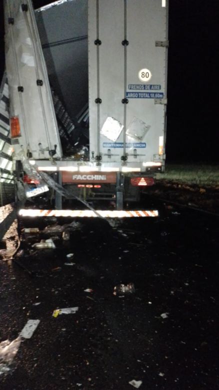 Grave accidente: choque frontal deja como saldo dos camioneros muertos en ruta 7