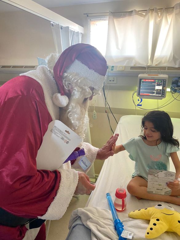 La Caravana de Papá Noel congregó la magia en la ciudad