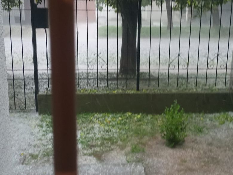 Temporal y granizada en Río Cuarto y región 