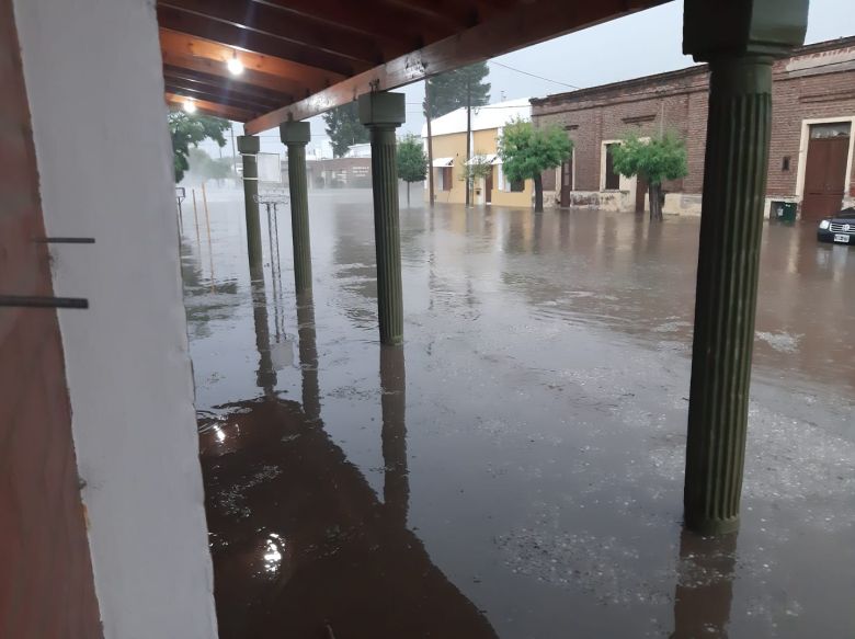 Temporal y granizada en Río Cuarto y región 