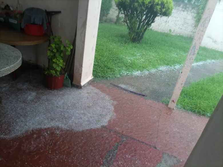 Temporal y granizada en Río Cuarto y región 