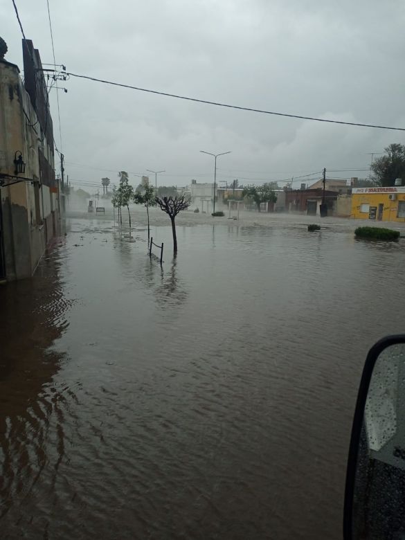 Temporal y granizada en Río Cuarto y región 