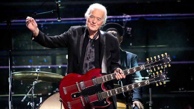 Cumple 80 años Jimmy Page, alma mater de Led Zeppelin y guitarra oscurantista del rock