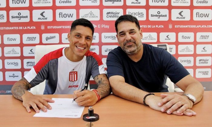 Enzo ya firmó su contrato con Estudiantes 