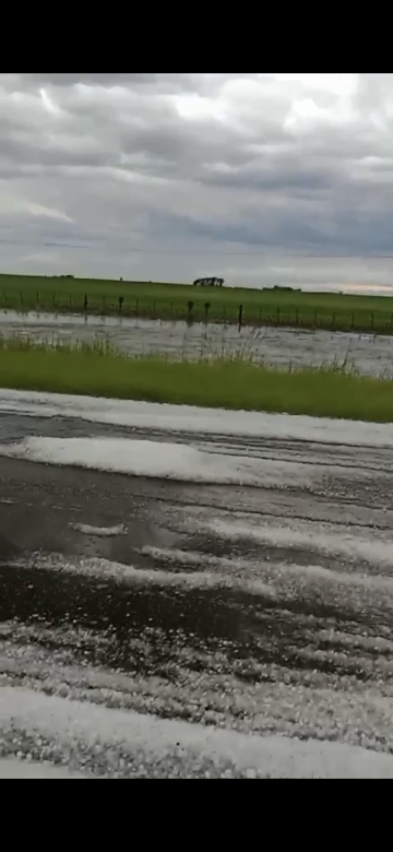 La tormenta de lluvia y viento provocó importantes daños en el sur de la provincia