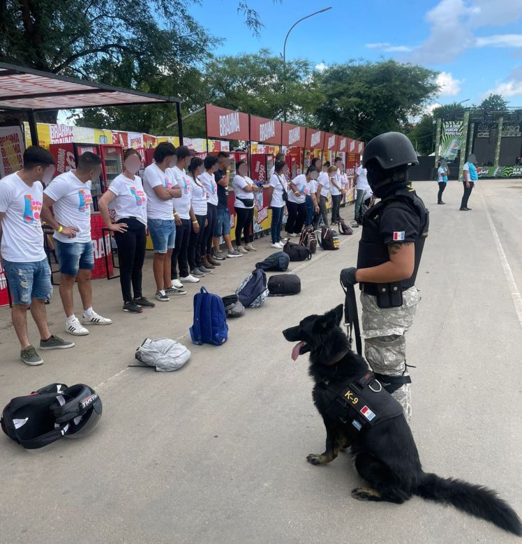 Córdoba: FPA realizó controles preventivos en el festival de música realizaado en el Estadio Kempes 