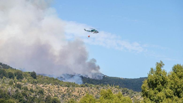 El incendio en el Parque Nacional Los Alerces ya afecta más de 1.000 hectáreas 