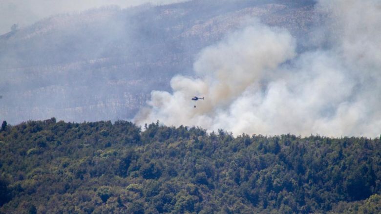 El incendio en el Parque Nacional Los Alerces ya afecta más de 1.000 hectáreas 