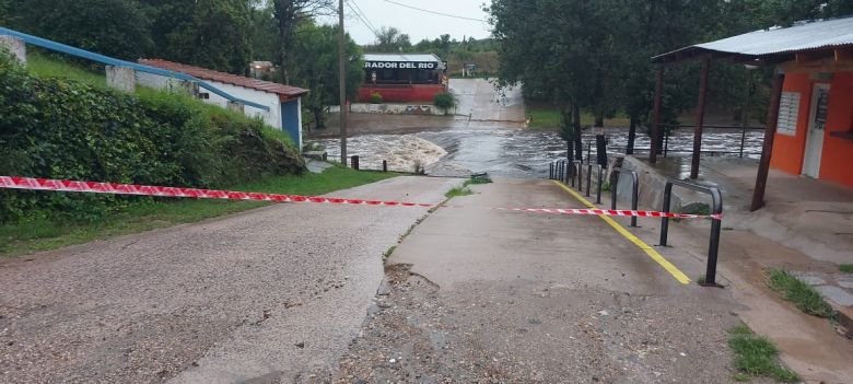 Importante creciente en Las Albahacas