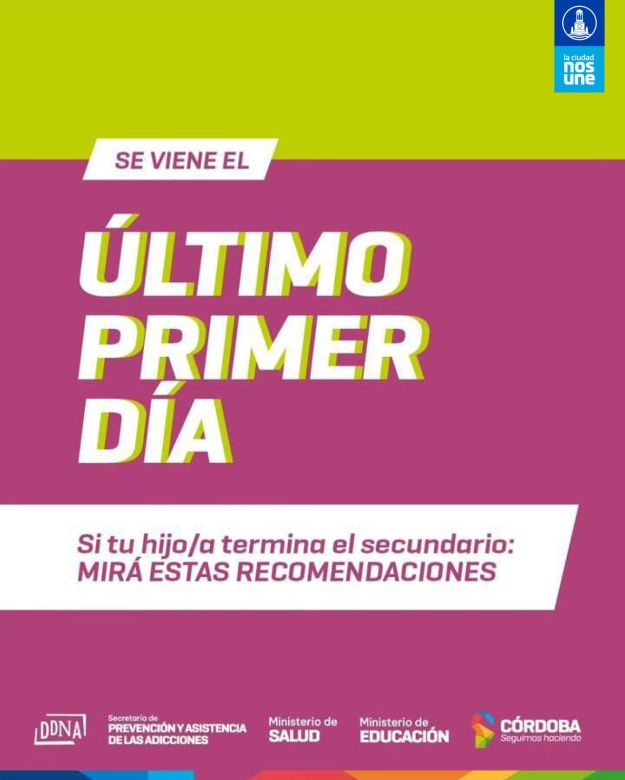 Último Primer Día de Clases: dictan una charla para abordar los desafíos de la adolescencia