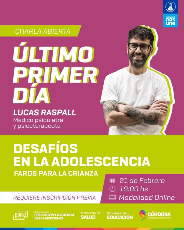 Último Primer Día de Clases: dictan una charla para abordar los desafíos de la adolescencia