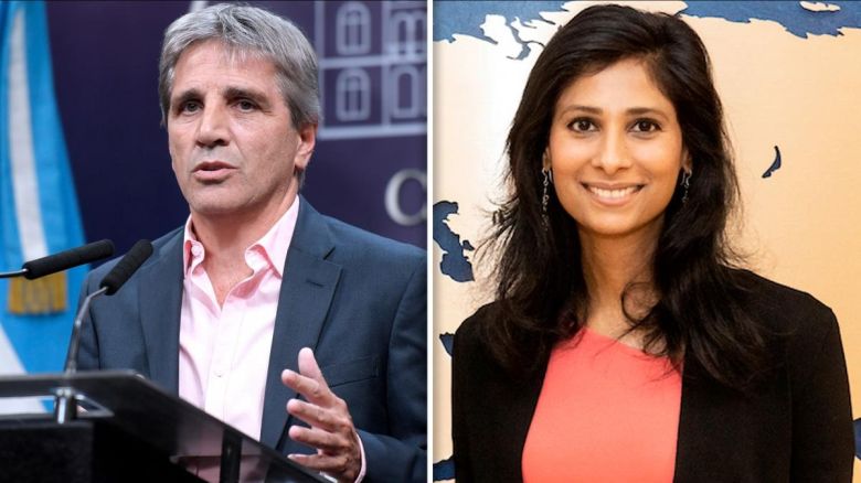 Caputo analizó con Gita Gopinath la marcha de la economía y el acuerdo con el FMI