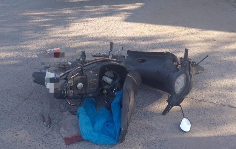 Falleció una mujer de 36 años tras chocar su motocicleta con un automóvil