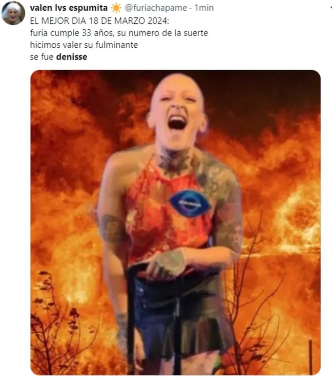 Denisse volvió a ser eliminada de “Gran Hermano” y estallaron los memes