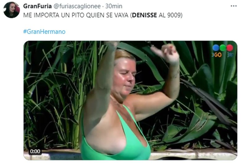 Denisse volvió a ser eliminada de “Gran Hermano” y estallaron los memes