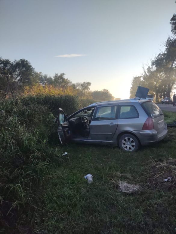 Fuerte choque en Ruta 158 con 3 mujeres heridas de gravedad