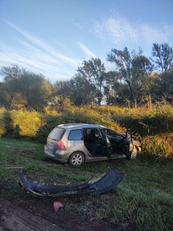 Fuerte choque en Ruta 158 con 3 mujeres heridas de gravedad