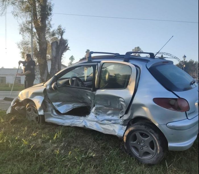 Fuerte choque en Ruta 158 con 3 mujeres heridas de gravedad