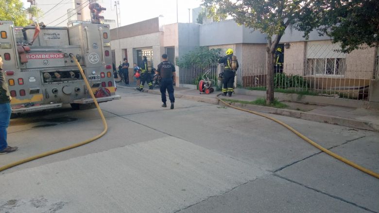 Incendio en la residencia de menores en el macrocentro 