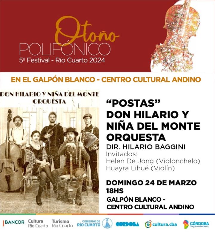 Grilla del último día del Festival Otoño Polifónico