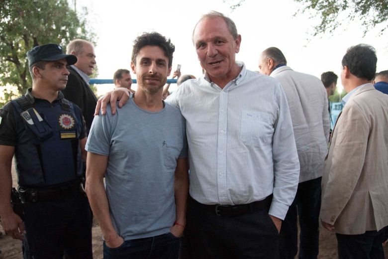 Llamosas y De Rivas estuvieron presente en la inauguración de la “Ciudad Deportiva Pablo Aimar”