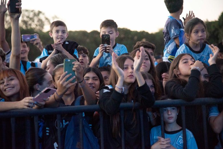 Llamosas y De Rivas estuvieron presente en la inauguración de la “Ciudad Deportiva Pablo Aimar”