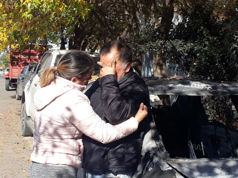 Robó e incendió un taxi 