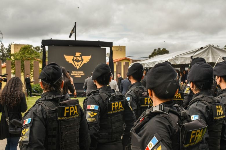 Se realizó el acto del noveno aniversario de la Fuerza Policial Antinarcotráfico 