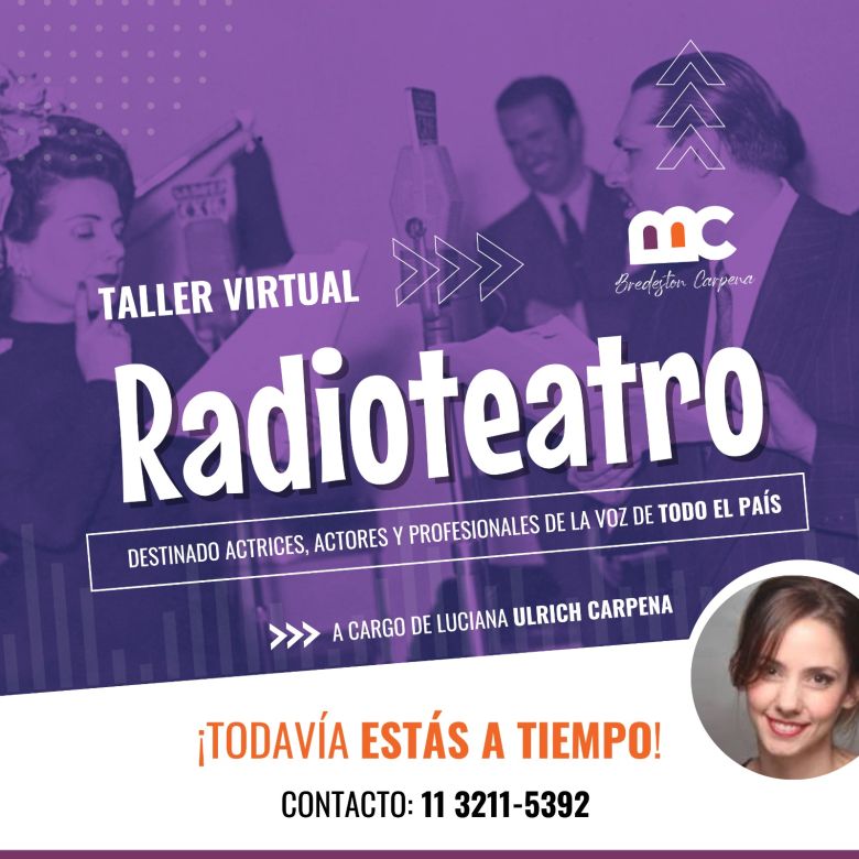 Radioteatro: la escuela Bredeston Carpena brinda un taller federal