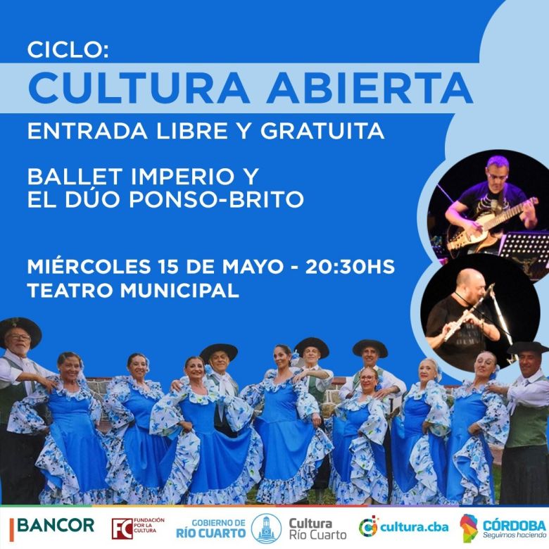 Llega Cultura Abierta, una nueva propuesta con entrada gratuita en el Teatro Municipal