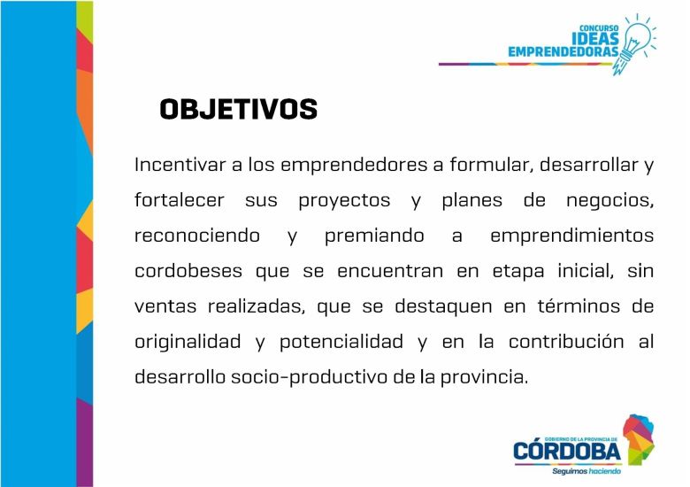 Ideas Emprendedoras premian en efectivo a nuevos emprendedores de la provincia