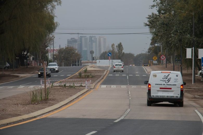 Río Cuarto: se habilitó totalmente la obra de duplicación de calzada de la Ruta Provincial 30