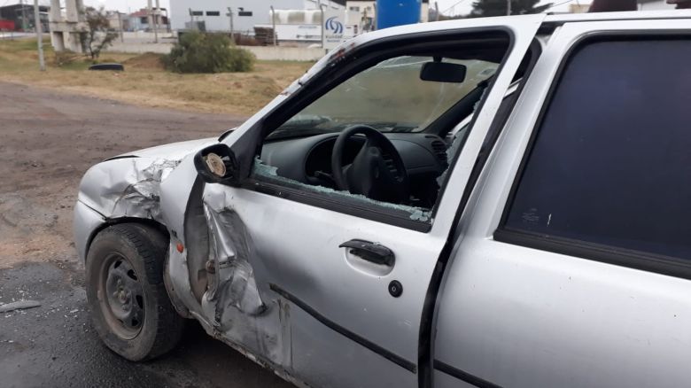 Siniestro vial en Ruta 8 y Godoy Cruz