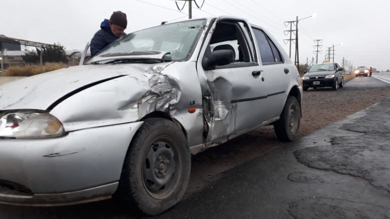 Siniestro vial en Ruta 8 y Godoy Cruz