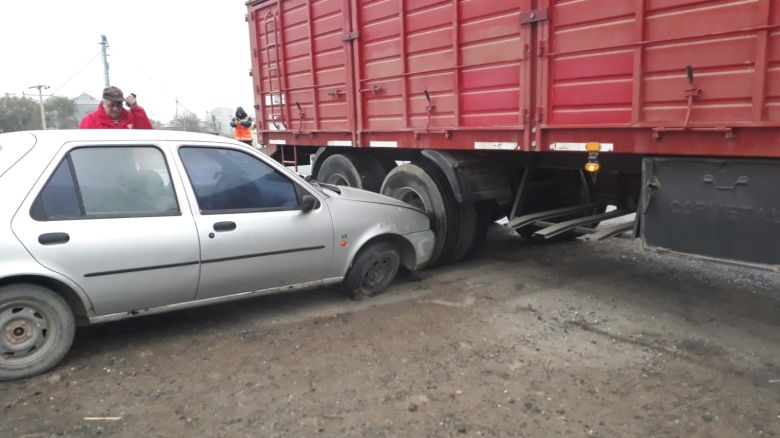 Siniestro vial en Ruta 8 y Godoy Cruz