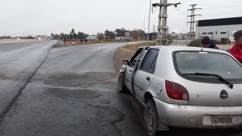 Siniestro vial en Ruta 8 y Godoy Cruz