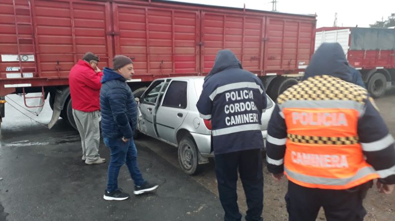 Siniestro vial en Ruta 8 y Godoy Cruz