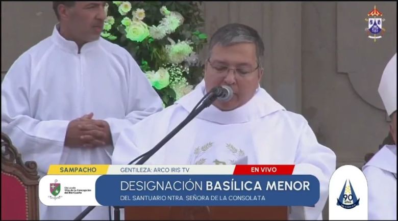 El Santuario Virgen de La Consolata se designó Basílica Menor