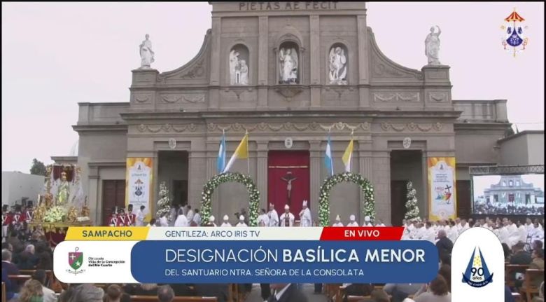 El Santuario Virgen de La Consolata se designó Basílica Menor