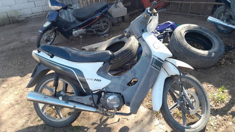 Se recuperaron dos motocicletas que habían sido sustraídas