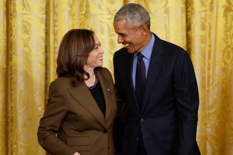 Obama confirmó su apoyo a Kamala Harris 