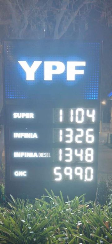 Los combustibles aumentaron 3 %  en este primero de agosto