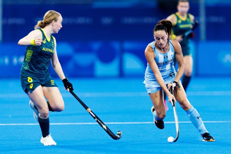 Las Leonas empataron ante Australia