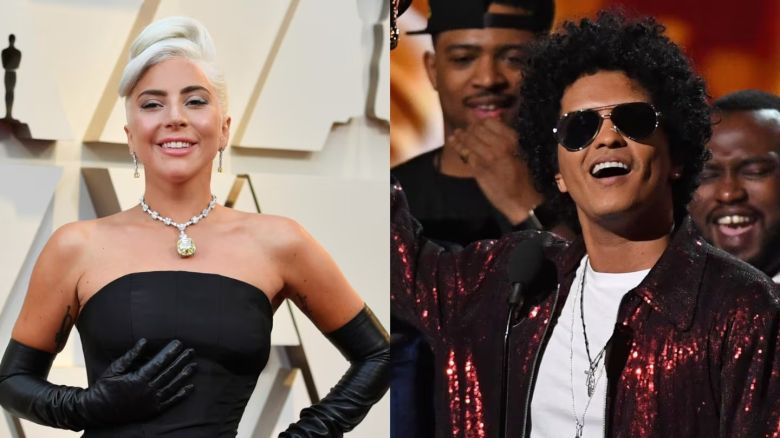 Lady Gaga insinúa una colaboración con Bruno Mars en un video